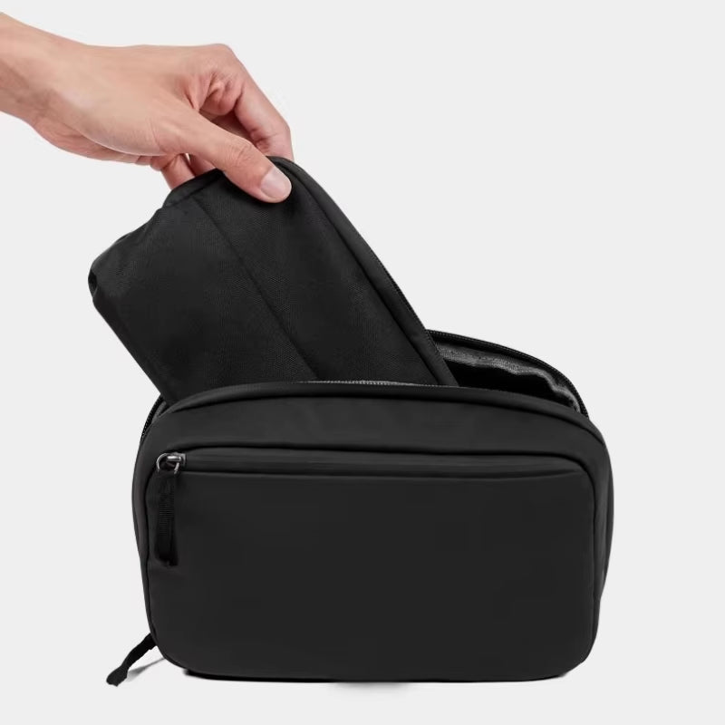 Digital Tech Organizer Pouch with Detachable Inner Double Layer Cable Storage Bag Electronics Organizer for Charger Earphone Pen