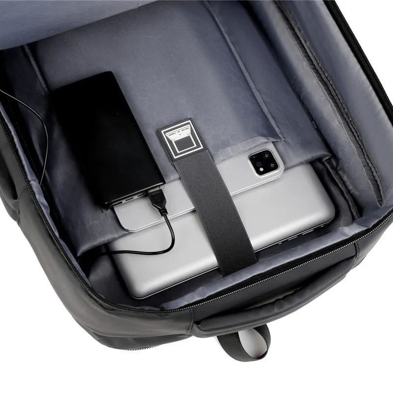 Metro Campus Pro Backpack - Expandable Business Laptop Bag for Men (Sleek Water-Resistant Commuter Organizer)