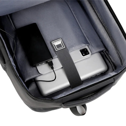 Metro Campus Pro Backpack - Expandable Business Laptop Bag for Men (Sleek Water-Resistant Commuter Organizer)