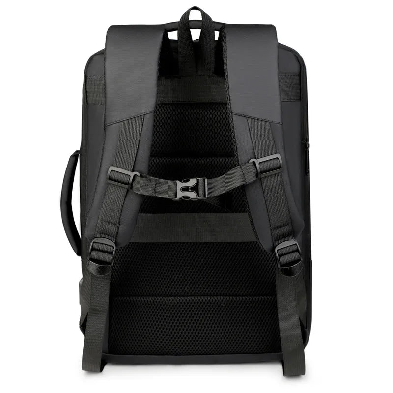 Metro Campus Pro Backpack - Expandable Business Laptop Bag for Men (Sleek Water-Resistant Commuter Organizer)