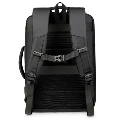 Metro Campus Pro Backpack - Expandable Business Laptop Bag for Men (Sleek Water-Resistant Commuter Organizer)